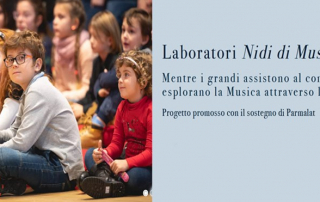 Laboratori Nidi di Musica, Concerti per i più grandi e laboratori per i bimbi